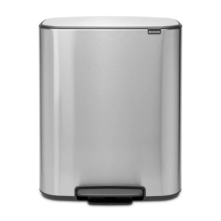 Bo kosz pedałowy 2x30 l - Stal matowa - Brabantia