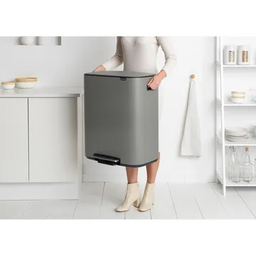 Bo kosz pedałowy 60 l - Mineral concrete grey - Brabantia