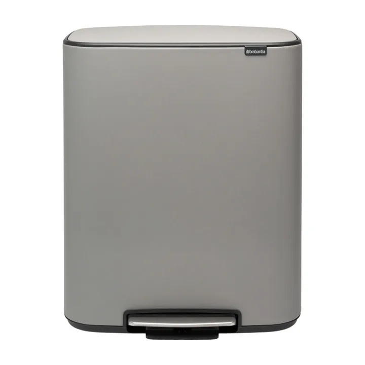 Bo kosz pedałowy 60 l - Mineral concrete grey - Brabantia