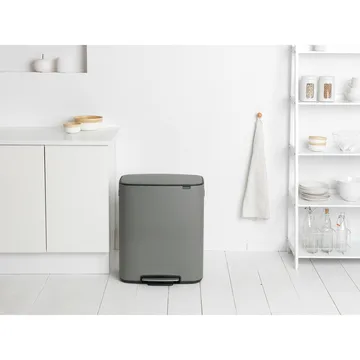 Bo kosz pedałowy 60 l - Mineral concrete grey - Brabantia