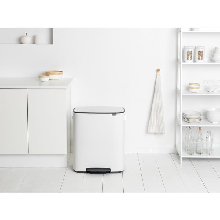 Bo kosz z pedałem 2x30 L - Biały - Brabantia
