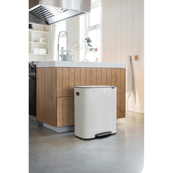 Bo kosz z pedałem 2x30 L - Biały - Brabantia