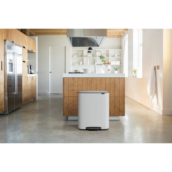 Bo kosz z pedałem 2x30 L - Biały - Brabantia