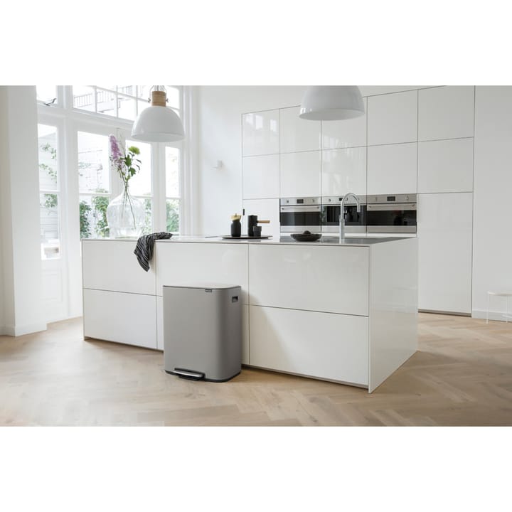 Bo kosz z pedałem 2x30 L, Mineral concrete grey Brabantia