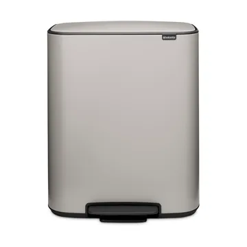 Bo kosz z pedałem 2x30 L - Soft grey - Brabantia