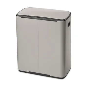 Bo kosz z pedałem 2x30 L - Soft grey - Brabantia
