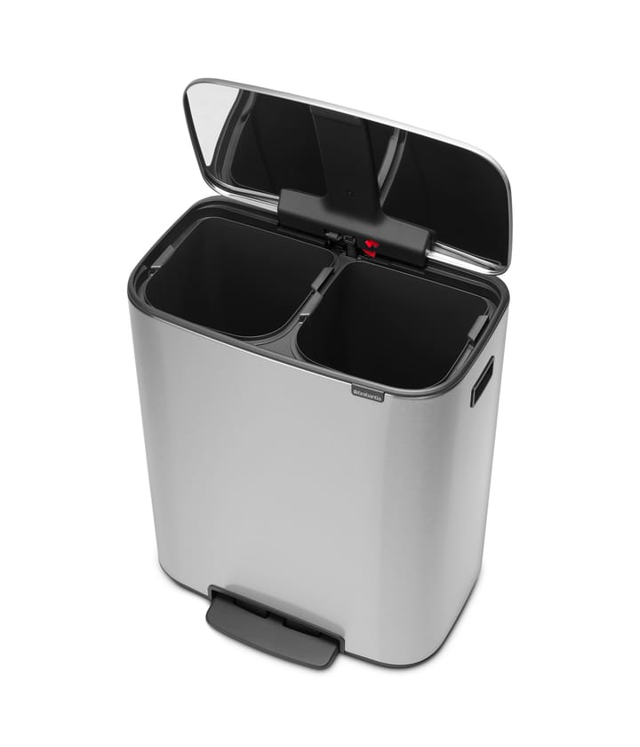 Bo kosz z pedałem 2x30 L, Stal matowa Brabantia