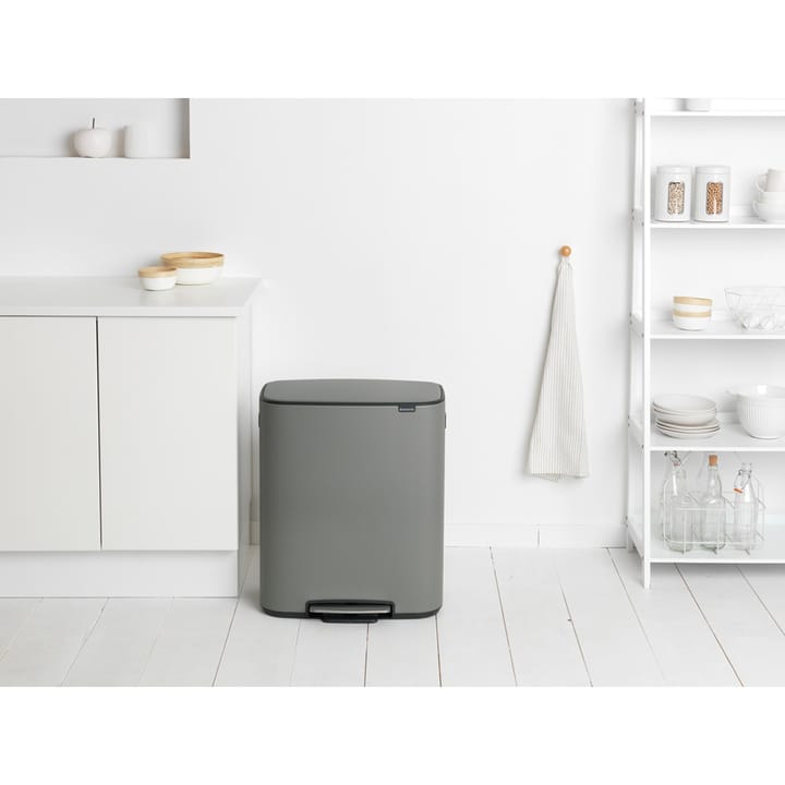 Bo kosz z pedałem 60 L - Mineral concrete grey - Brabantia