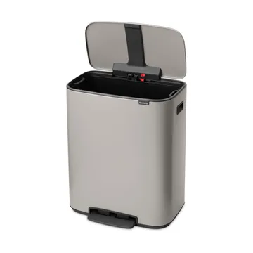 Bo kosz z pedałem 60 L - Soft grey - Brabantia