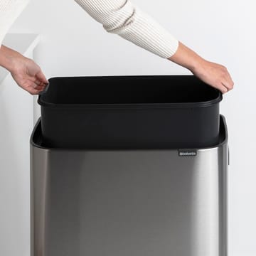 Bo touch bin high 60 L - Stal matowa szczotkowana - Brabantia