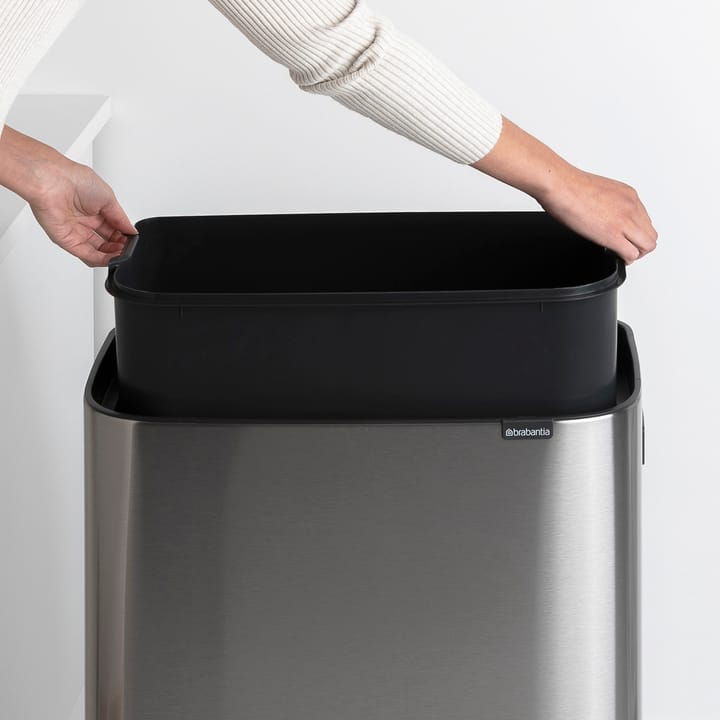 Bo touch bin high 60 L, Stal matowa szczotkowana Brabantia