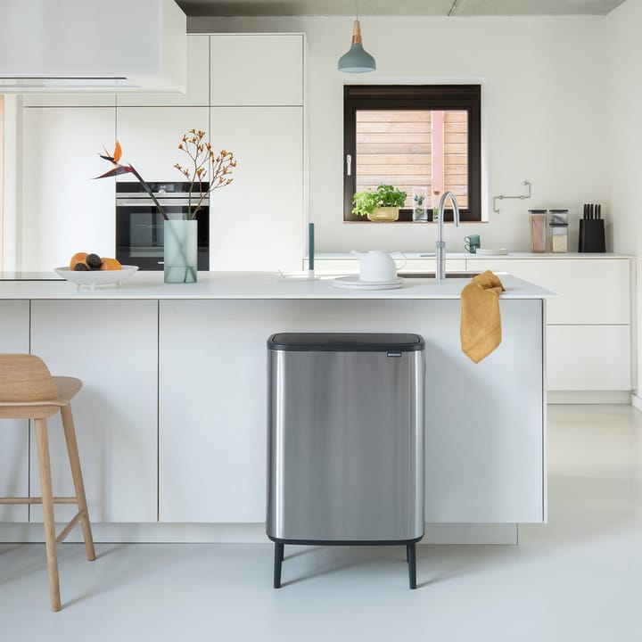 Bo touch bin high 60 L, Stal matowa szczotkowana Brabantia