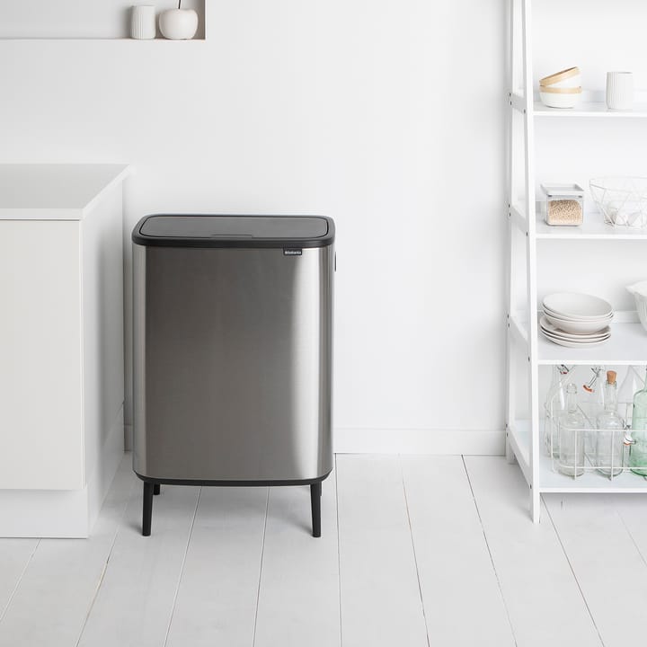 Bo touch bin high 60 L, Stal matowa szczotkowana Brabantia