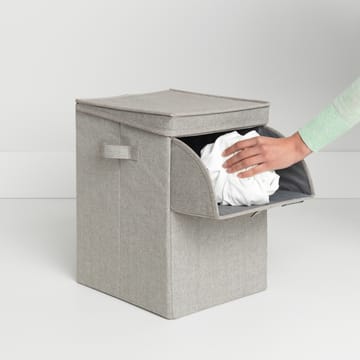 Brabantia kosz na pranie z możliwością układania w stosy 35 litrów - Jasnoszary - Brabantia