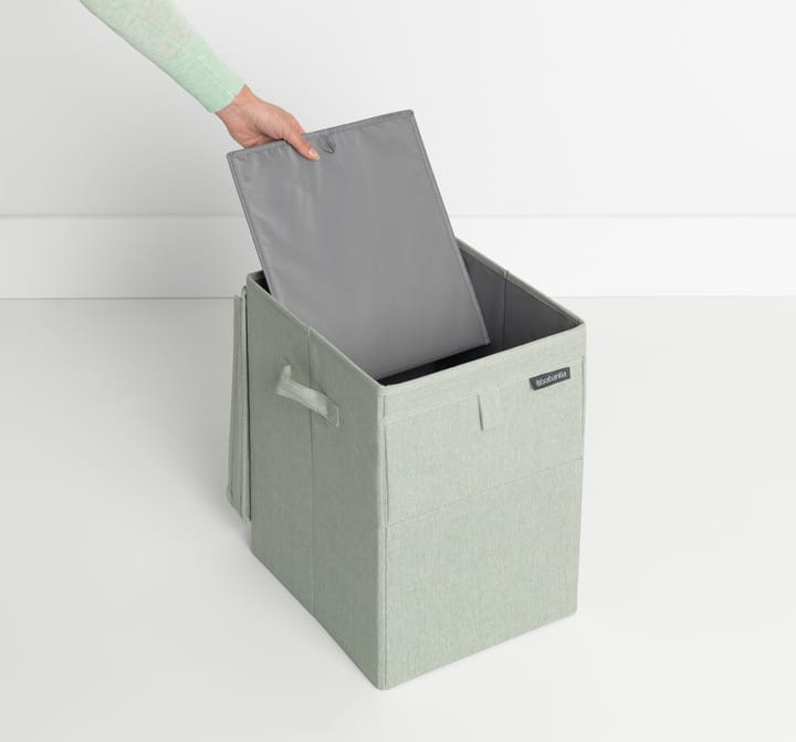 Brabantia kosz na pranie z możliwością układania w stosy 35 litrów, Zielony Brabantia