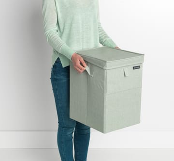 Brabantia kosz na pranie z możliwością układania w stosy 35 litrów - Zielony - Brabantia