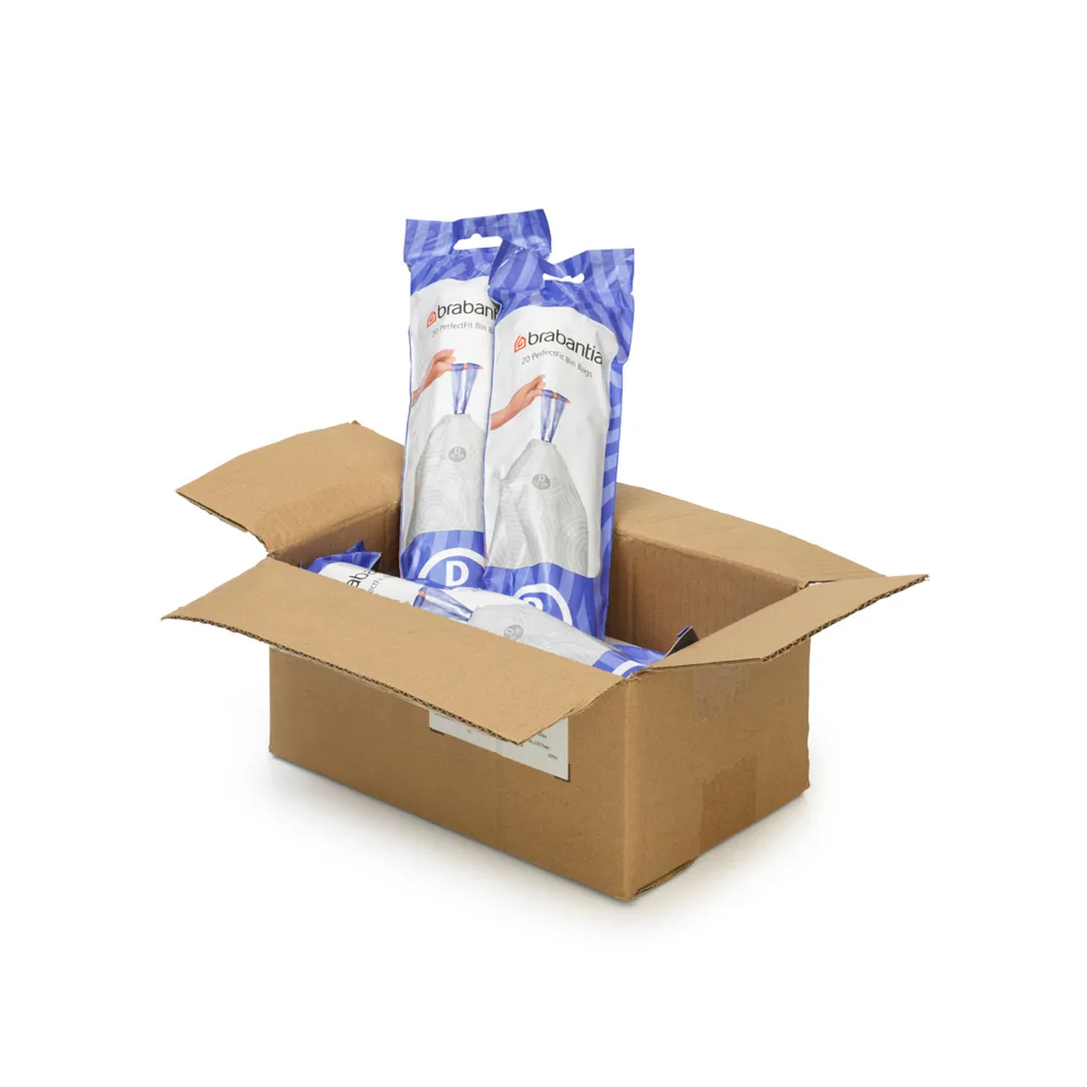 Brabantia PerfectFit worki na śmieci 120 sztuk, Model d, 15-20 l Brabantia