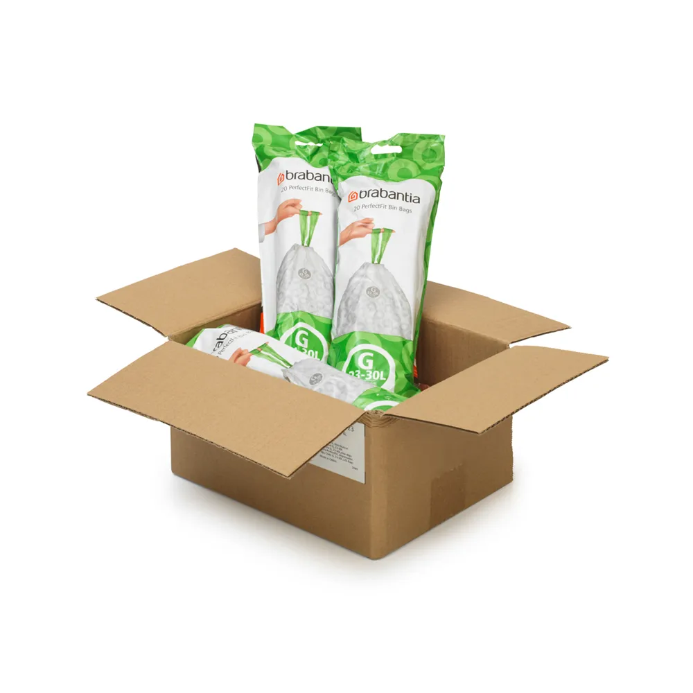 Brabantia PerfectFit worki na śmieci 120 sztuk, Model G, 23-30 L Brabantia