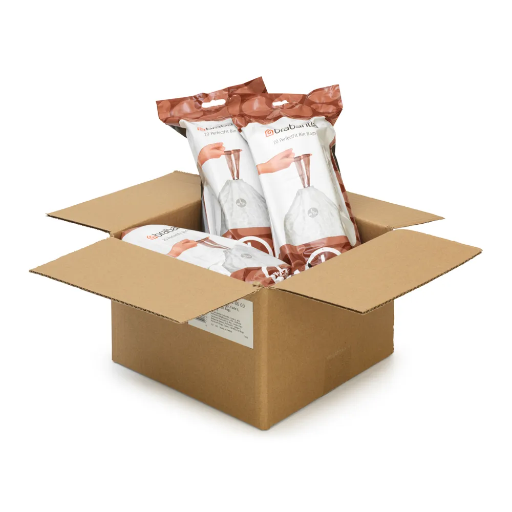 Brabantia PerfectFit worki na śmieci 120 sztuk, Model L, 40-45 L Brabantia