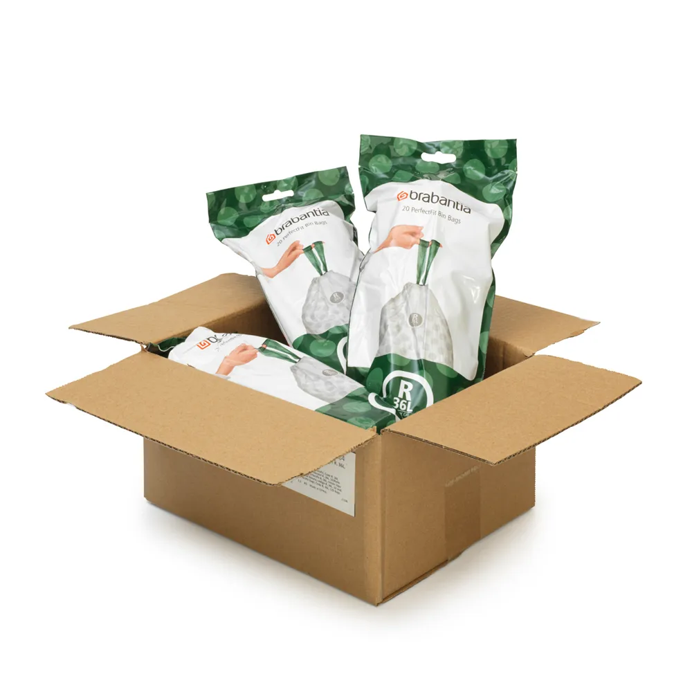 Brabantia PerfectFit worki na śmieci 120 sztuk, Model R, 36 L Brabantia