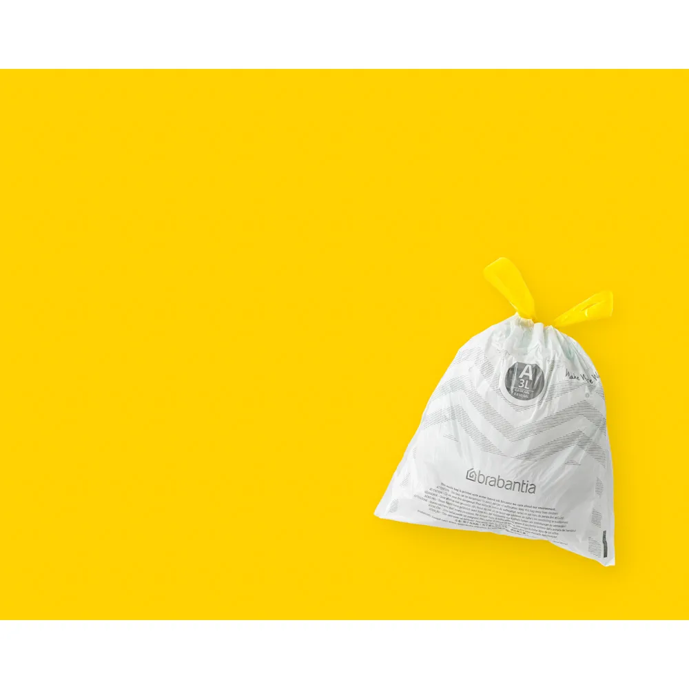 Brabantia PerfectFit worki na śmieci 200 sztuk, Model A, 3 L Brabantia