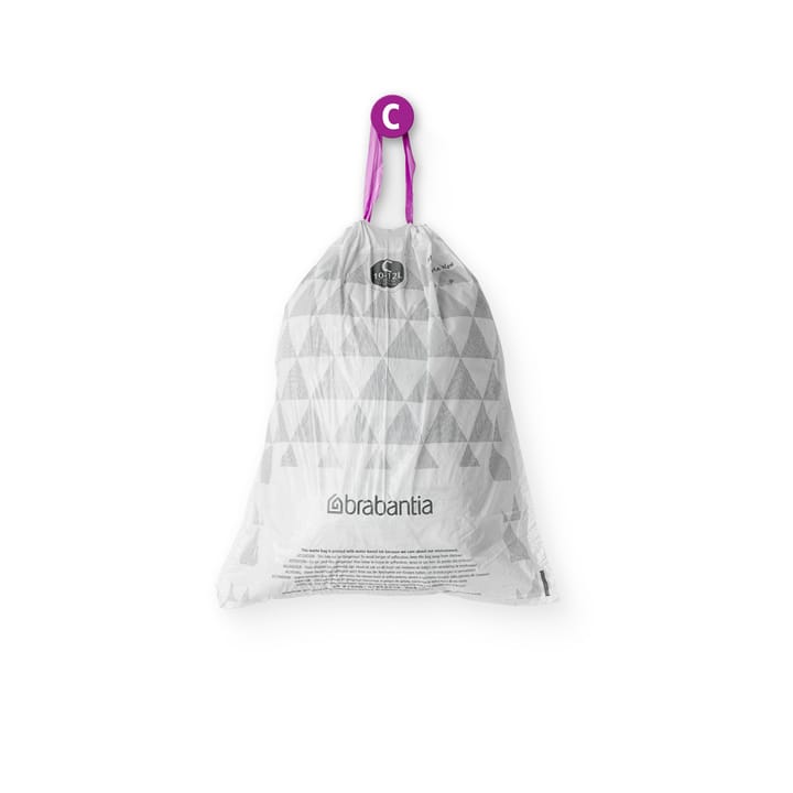 Brabantia PerfectFit worki na śmieci 200 sztuk, Model c, 10-12 l Brabantia