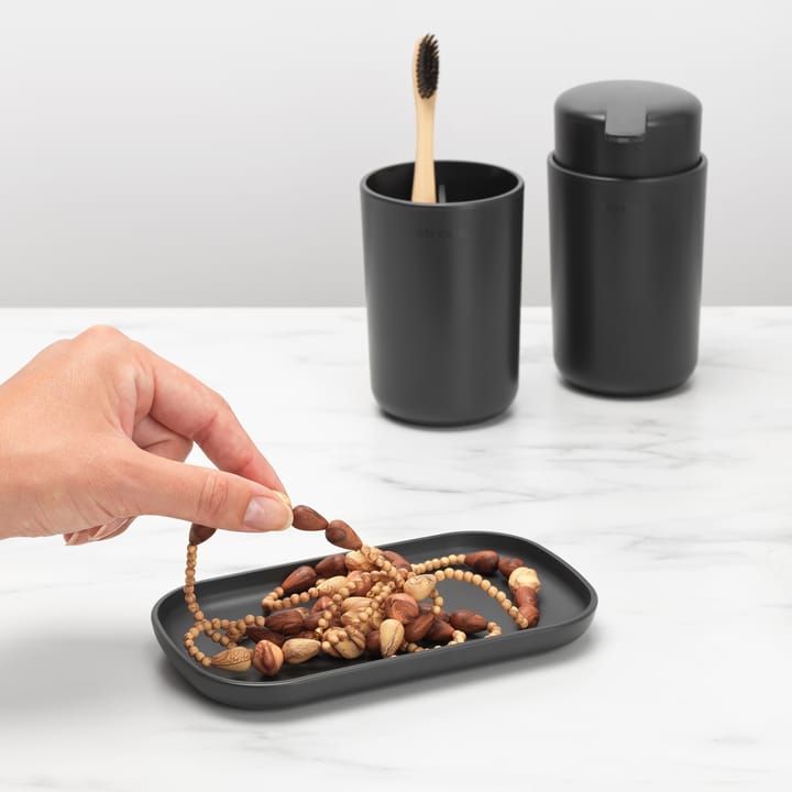 Brabantia ReNew zestaw umywalkowy 3 szt., Ciemnoszary Brabantia