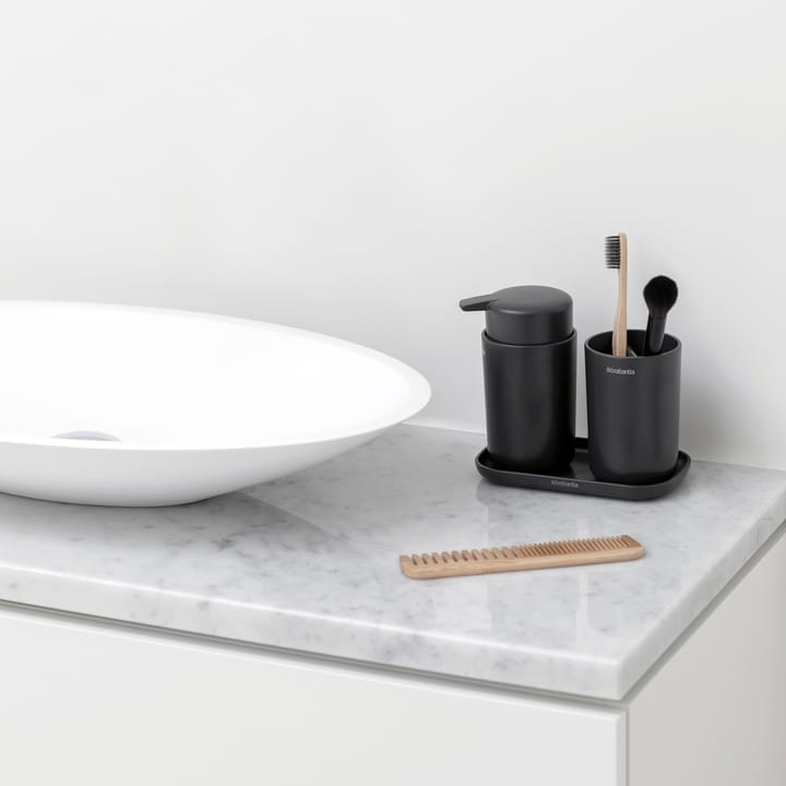 Brabantia ReNew zestaw umywalkowy 3 szt., Ciemnoszary Brabantia