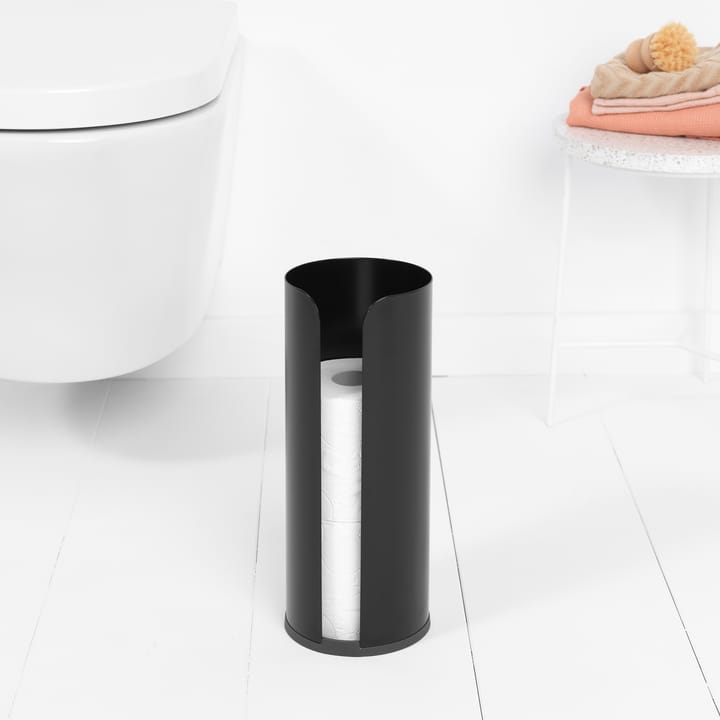 Brabantia uchwyt na papier toaletowy (na 3 rolki) - Matt black - Brabantia