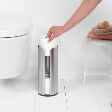 Brabantia uchwyt na papier toaletowy (na 3 rolki) - Matt steel - Brabantia