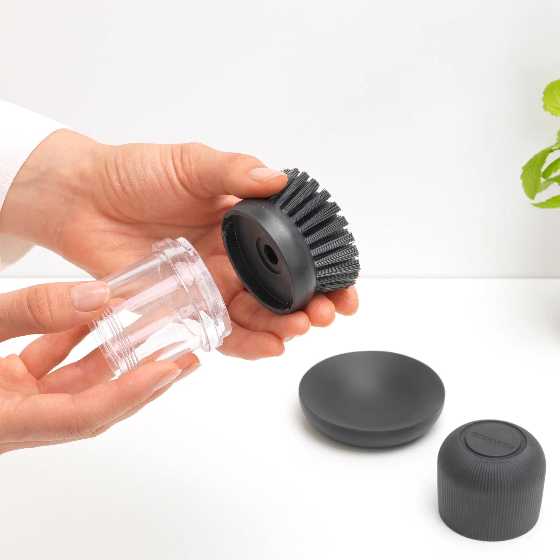 Brabantia wymienna szczotka do naczyń, Ciemnoszary Brabantia