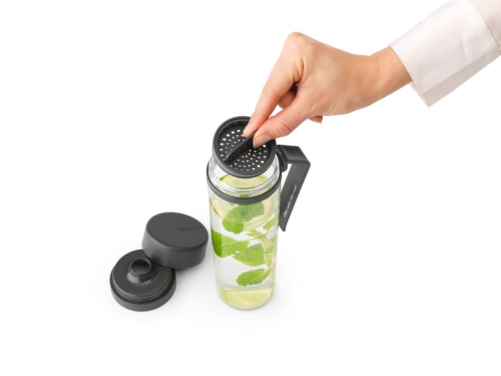 Butelka z sitkiem Make & Take 0,5 L, Ciemnoszary Brabantia