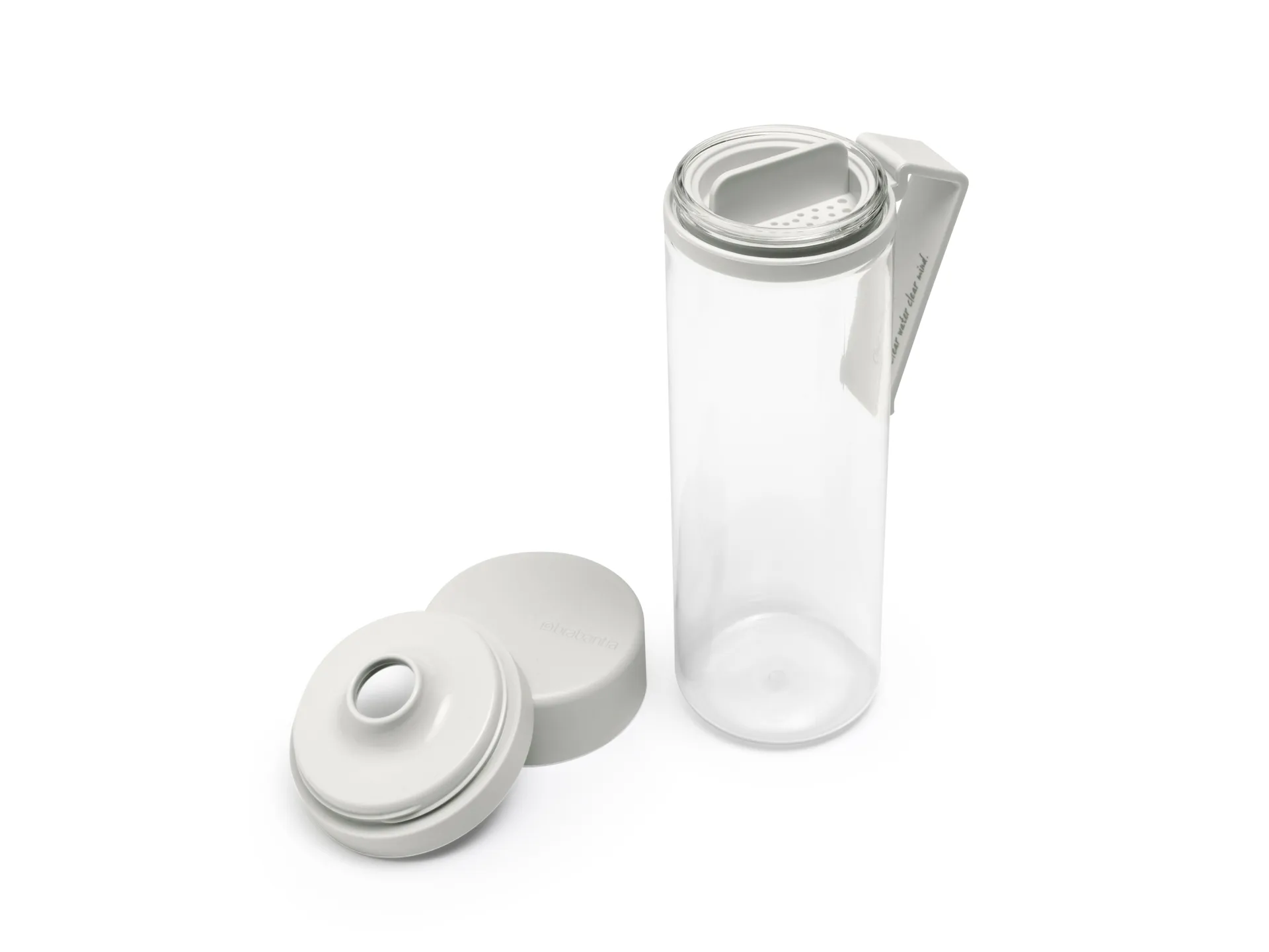 Butelka z sitkiem Make & Take 0,5 L, Jasnoszary Brabantia