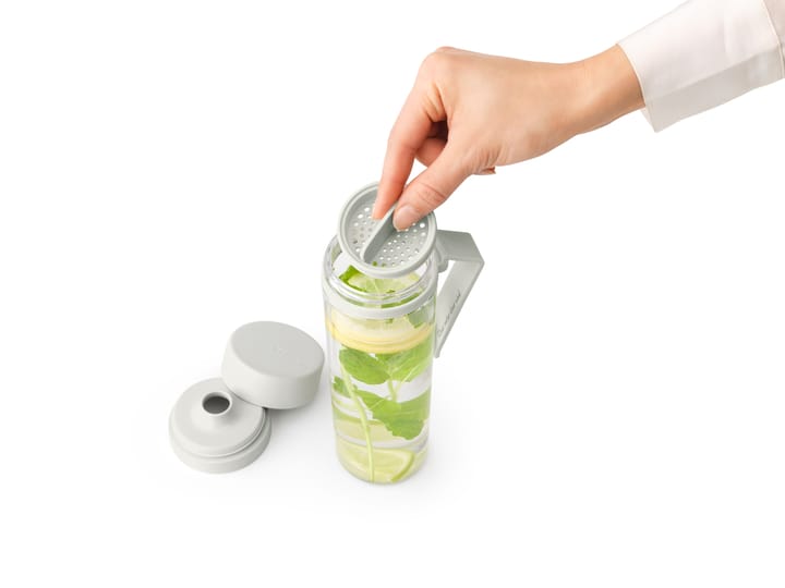 Butelka z sitkiem Make & Take 0,5 L, Jasnoszary Brabantia
