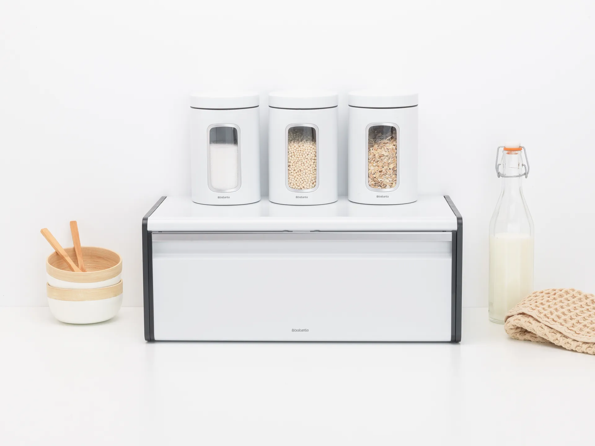 Chlebak Fall Front, biały - czarny Brabantia