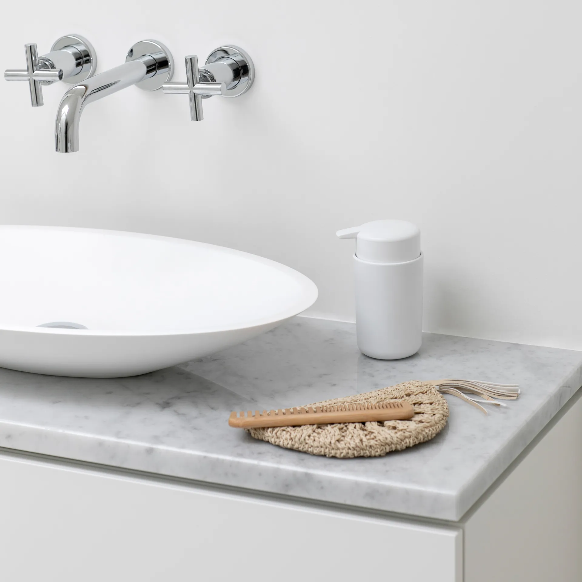 Dozownik mydła Brabantia Renew 14 cm, Biały Brabantia