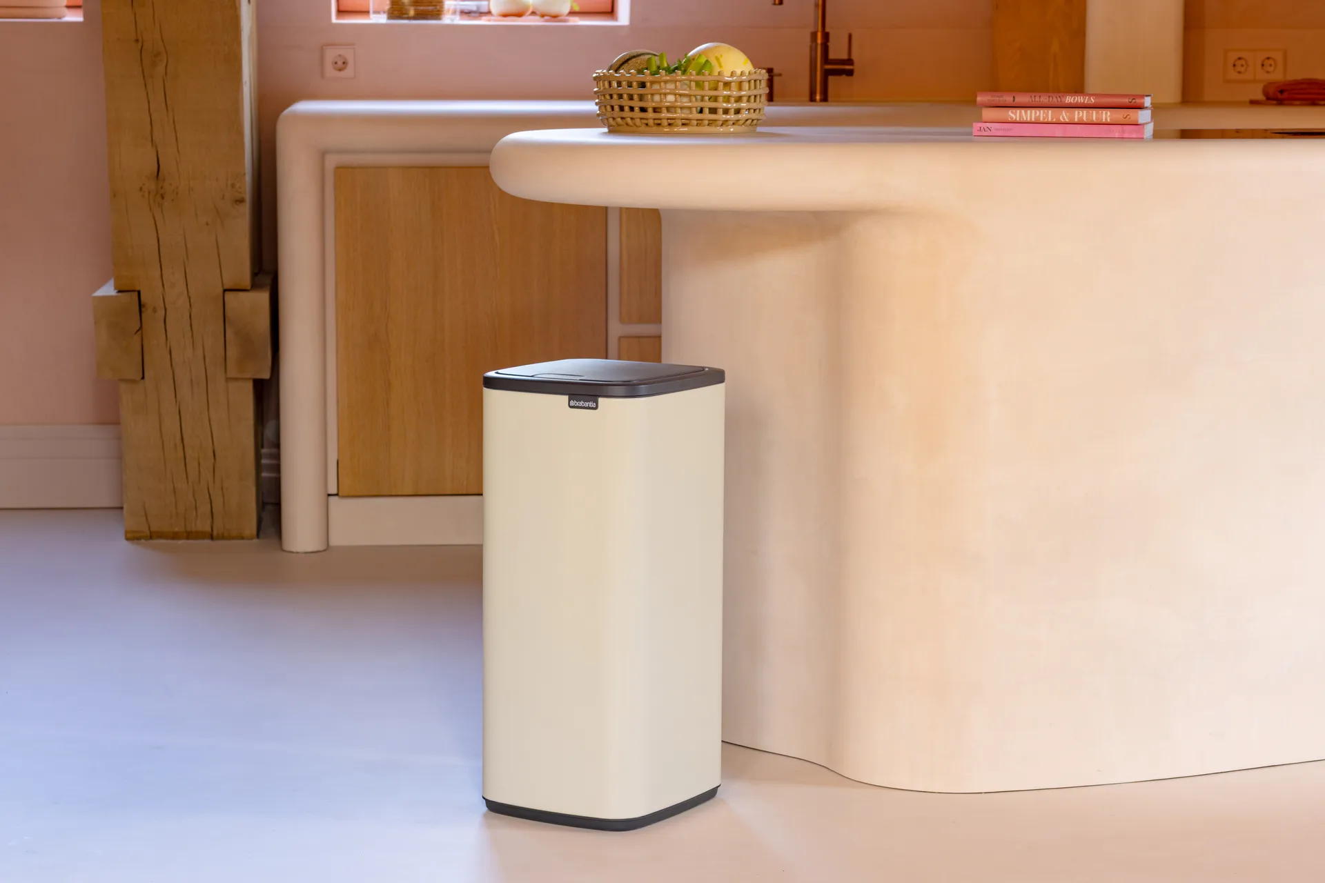 Kosz Bo Touch 30 l, Soft Beige Brabantia