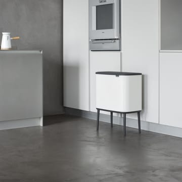 Kosz Bo Touch Bin 11+23 l - biały - Brabantia