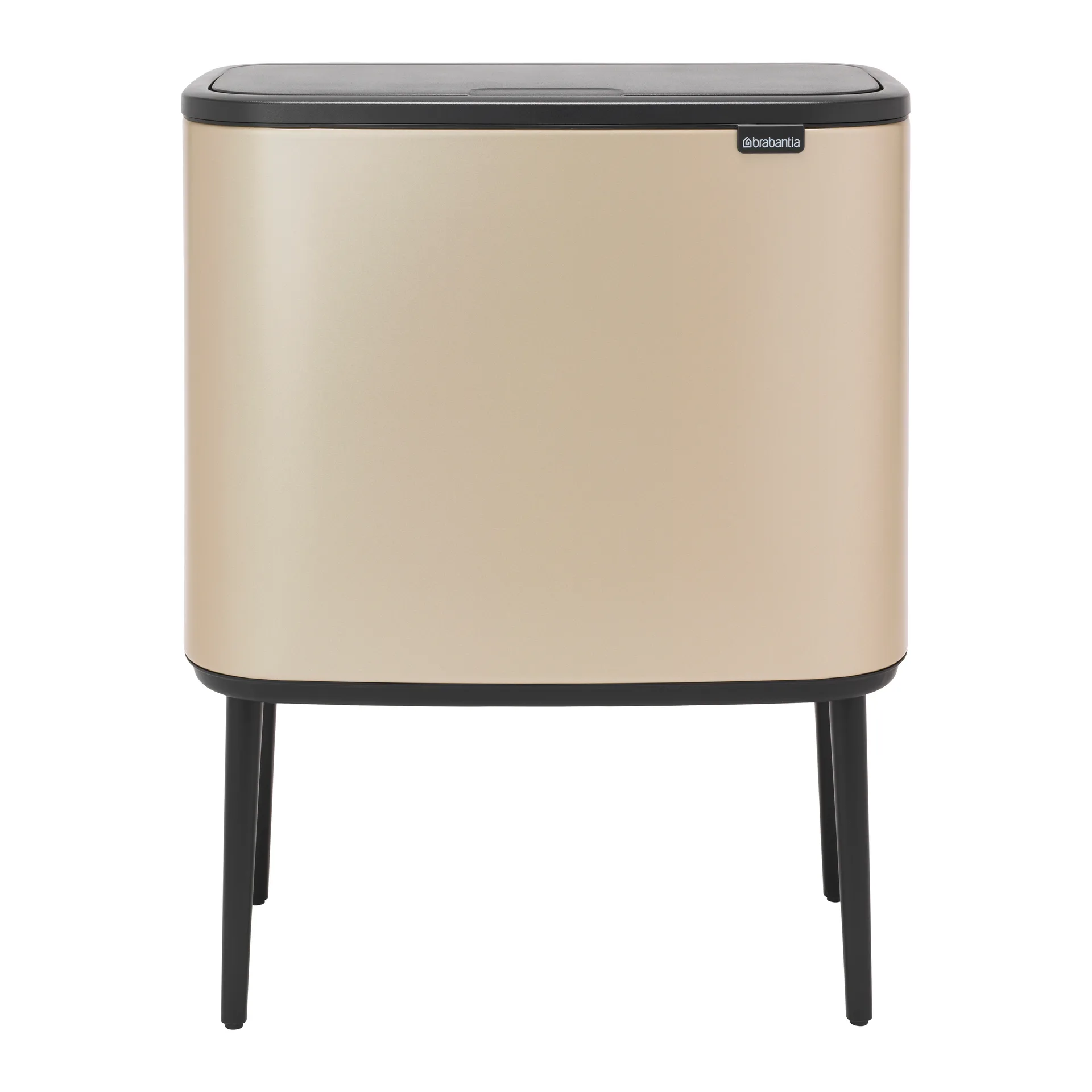 Kosz Bo Touch Bin 11+23 l, Metallic Gold Brabantia