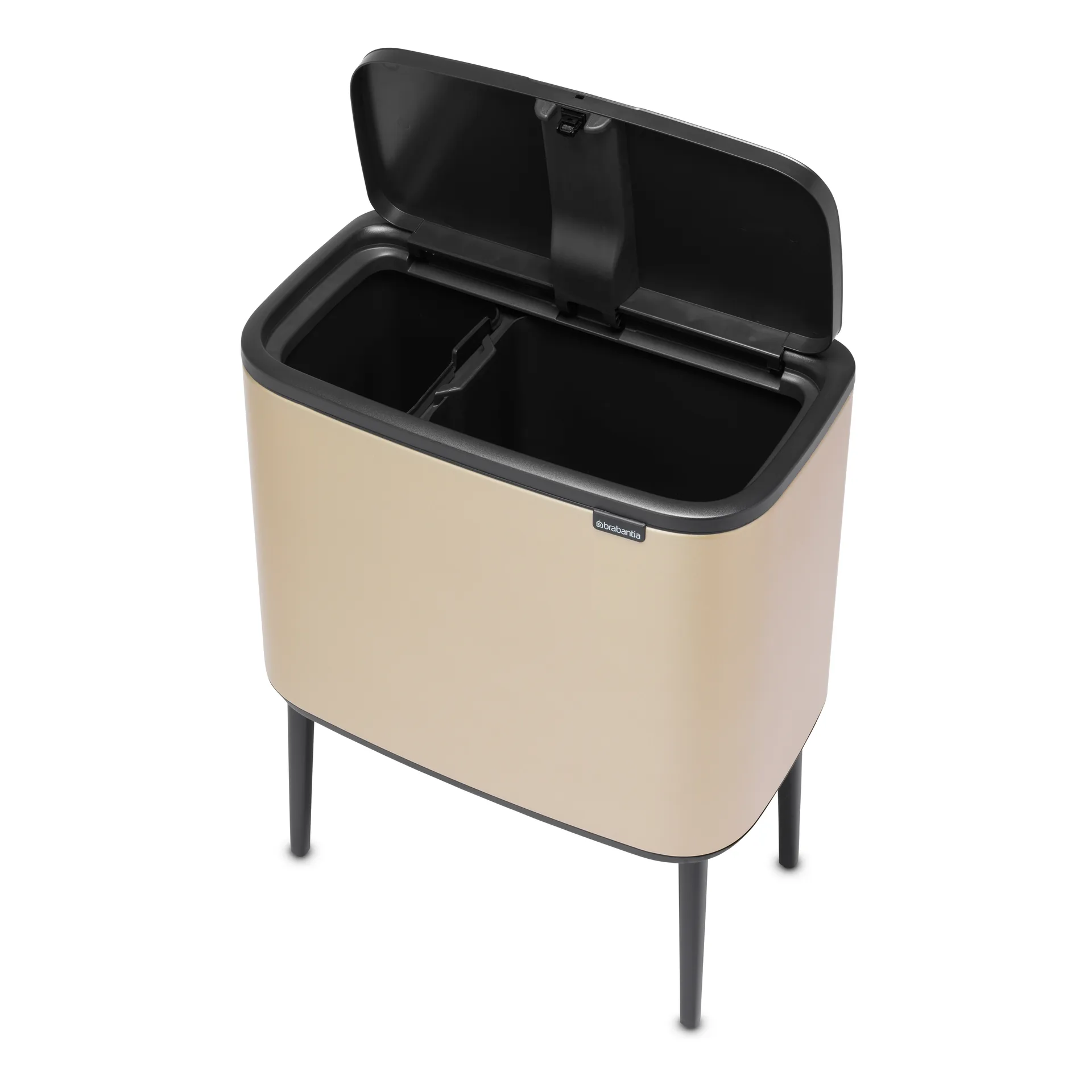 Kosz Bo Touch Bin 11+23 l, Metallic Gold Brabantia