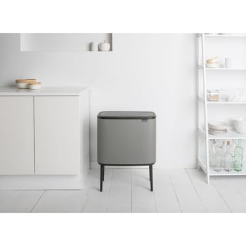 Kosz Bo Touch Bin 11+23 l - Mineral concrete grey - Brabantia