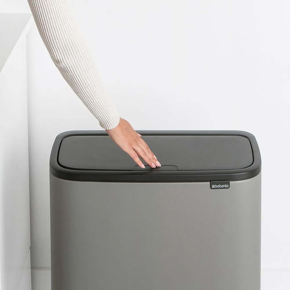 Kosz Bo Touch Bin 11+23 l, Mineral concrete grey Brabantia