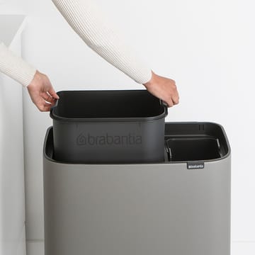 Kosz Bo Touch Bin 11+23 l - Mineral concrete grey - Brabantia
