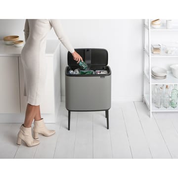 Kosz Bo Touch Bin 11+23 l - Mineral concrete grey - Brabantia