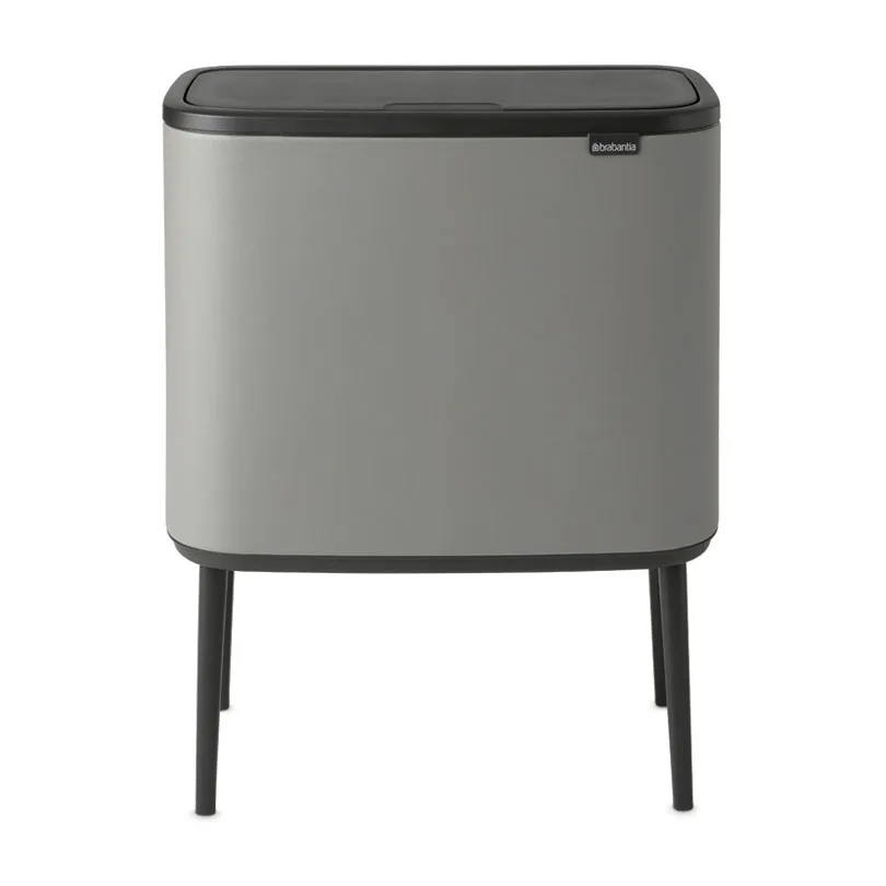 Kosz Bo Touch Bin 11+23 l, Mineral concrete grey Brabantia