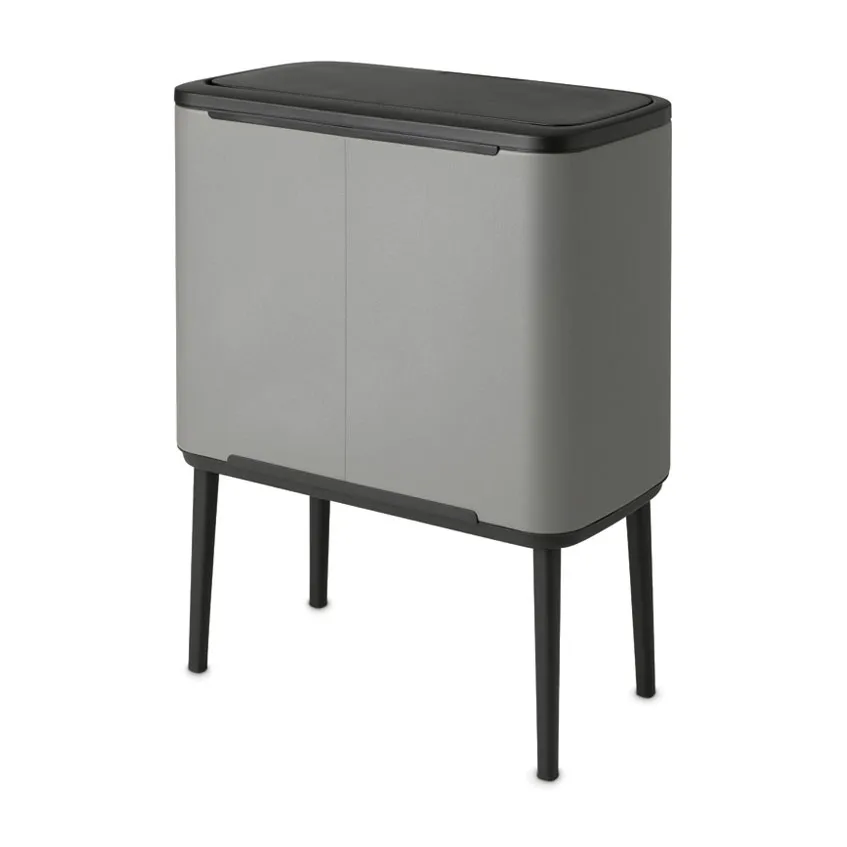 Kosz Bo Touch Bin 11+23 l, Mineral concrete grey Brabantia