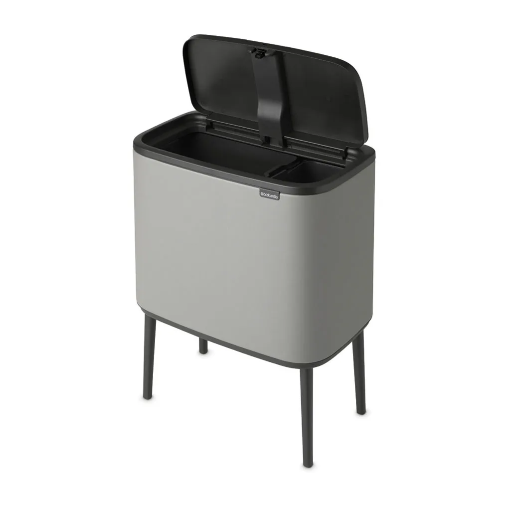 Kosz Bo Touch Bin 11+23 l, Mineral concrete grey Brabantia