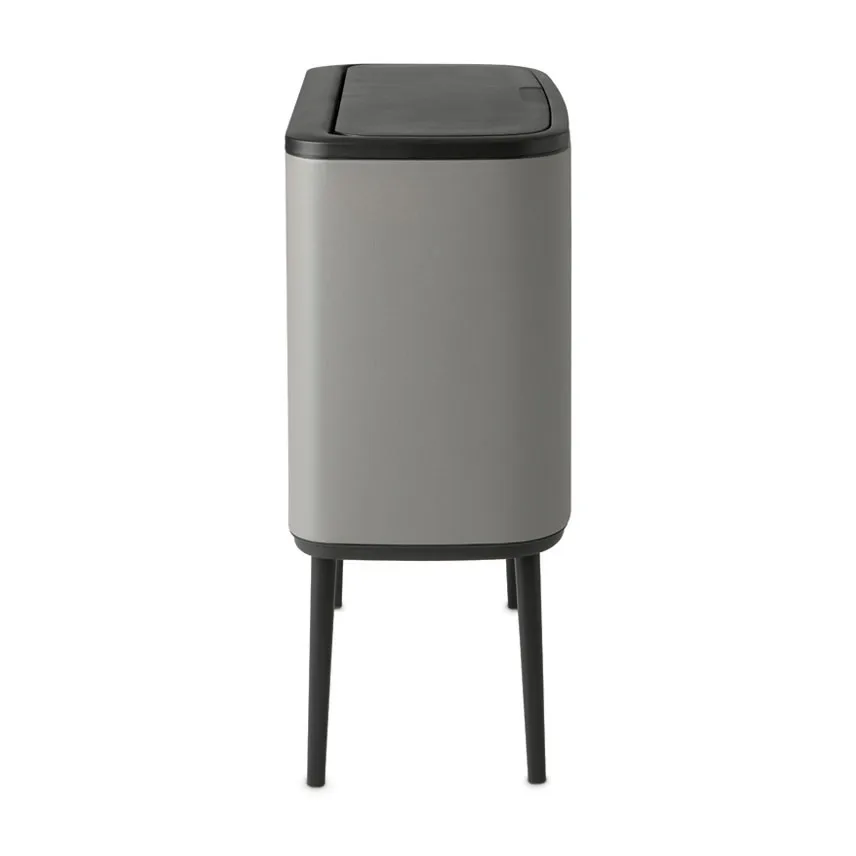 Kosz Bo Touch Bin 11+23 l, Mineral concrete grey Brabantia