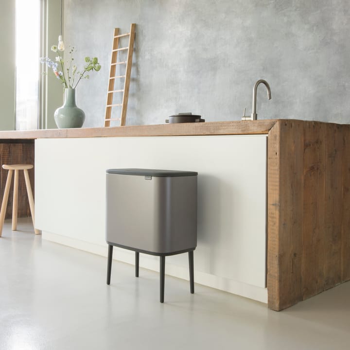 Kosz Bo Touch Bin 11+23 l, platinum Brabantia
