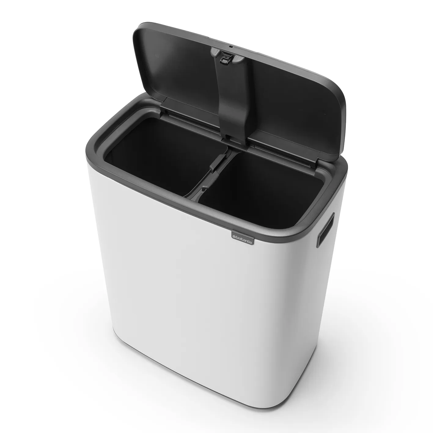 Kosz Bo Touch Bin 2x30 L, Biały Brabantia
